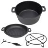Multi-usage Dutch Oven  for Both Indoor and Outdoor