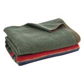 VEVOR Wool Camping Blanket, Large Warm Stadium Blanket, Waterproof & Windproof, Flame Retardant, Great for Outdoors, Picnics, Hiking, Sports Events (Color: Multi-color, Material: Wool Blend)