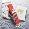 Stainless Steel 6-in-1 Multi-Tool Cutlery Set, Folding Pocket Knife with Fork, Spoon, Can Opener, Corkscrew, and Bottle Opener