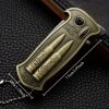 1pc 3-in-1 Lighter, Butane Lighter, Bottle Opener Lighter, Outdoor Emergency Lighter, Tactical Design Engraved Lighter, Portable Lighter for Camping